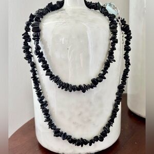 Western Charm Natural Obsidian 5-8mm Nuggets 18" Strand Gemstone Bead